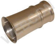 aH4875 - 75MM Webcon Billet Aluminium air horn. 65mm bellmouth