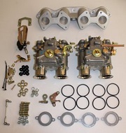 PFO202 - Ford 1.6 X/Flow  2 x 40 DCOE Weber Carburettor Kit