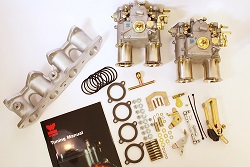 PFO202-45 - Ford 1.6 X/Flow 2 x 45 DCOE Weber Carburettor Kit