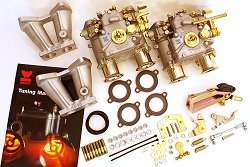 PFO203 - Ford Pre X/Flow 1.2/1.5    2 x 40 DCOE Weber Carburettor Kit